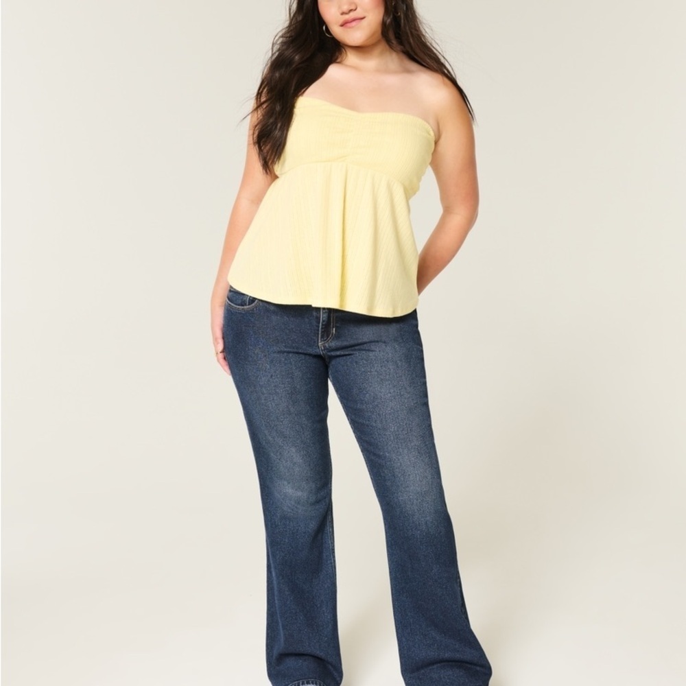 Hollister Low-Rise Dark Wash Bootcut Jeans - Picture 3 of 15
